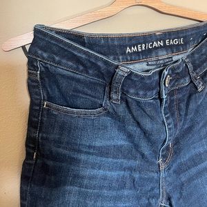 American Eagle High Rise Jegging (dark wash)